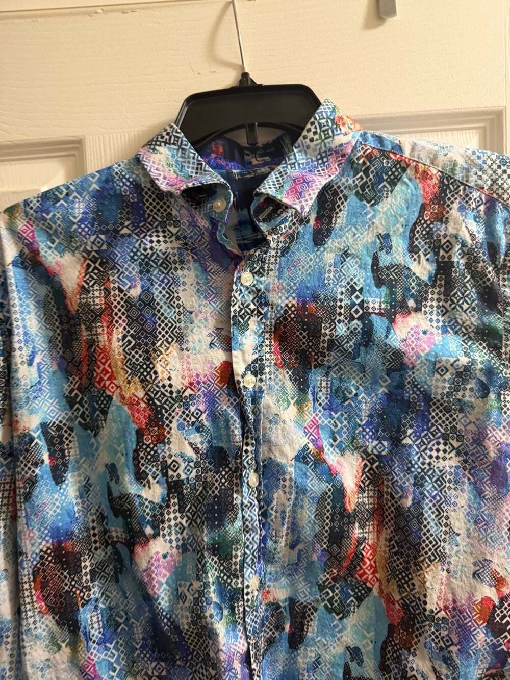 1 Like No other Blue Multi Long Sleeve Casual Shirt – ,